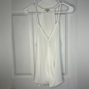 Lily White Deep V-Neck Tank
